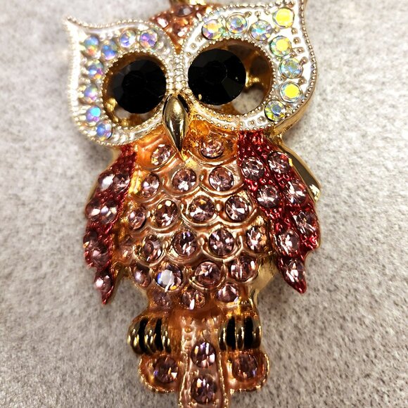 unbranded Accessories - Owl Bag Charm - Sparkly Bling - Brand New